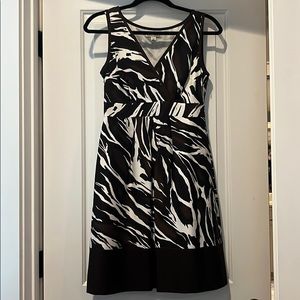 Banana Republic animal print A-line dress